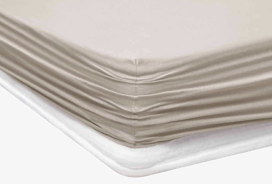 Lupa Soft Beige Hoeslaken Eenpersoons