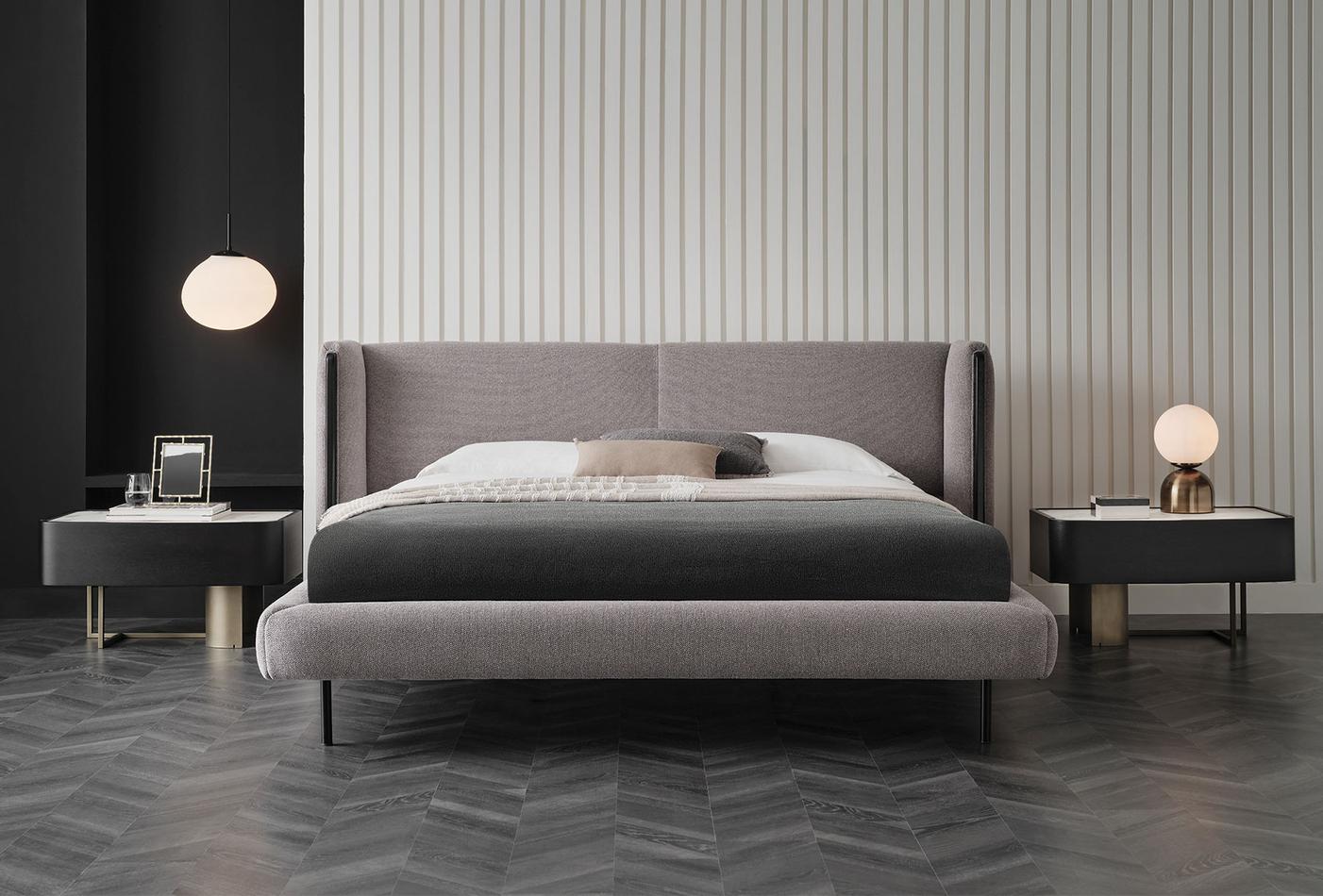Tunis Bed Incl. Hoofdbord 160x200 cm Donkergrijs - foto 6