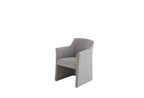 Austin Eetkamerstoel Geweven stof Fauteuil Tasarim Donkergrijs - foto 6