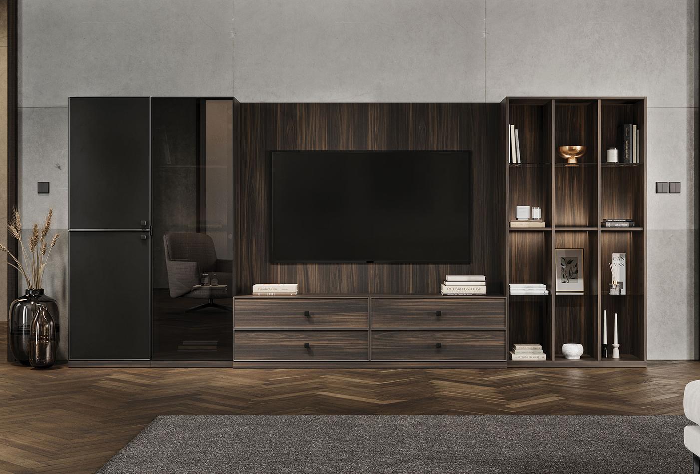 Parma Tv-meubel Combinatie 1 384x180 cm - foto 3