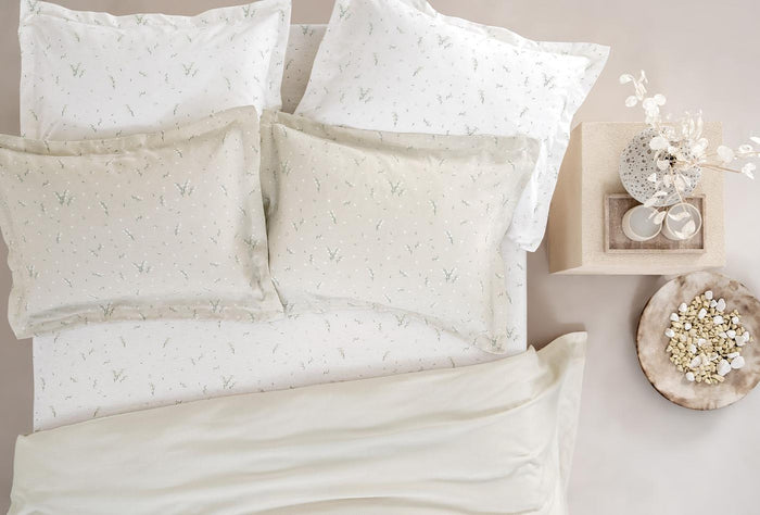 Ramona Ecru Bambu Pique-set Eenpersoons
