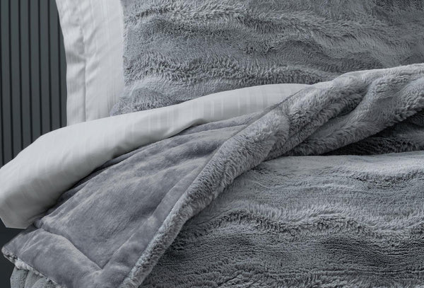 Liza Antraciet Bed Sprei Seti