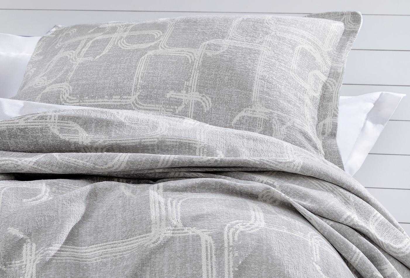 Adena Grijs Bed Sprei Eenpersoons - foto 5