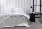 Nesta Antraciet Bed Sprei Tweepersoons