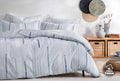 Bennett Blauw Dekbedovertrekset Eenpersoons