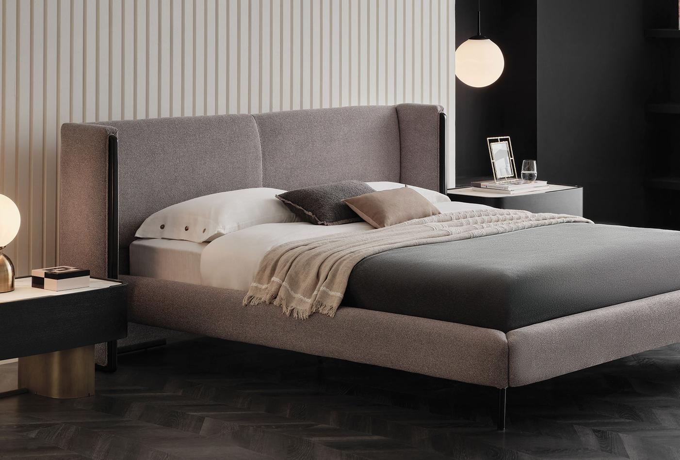 Tunis Bed Incl. Hoofdbord 160x200 cm Donkergrijs - foto 5