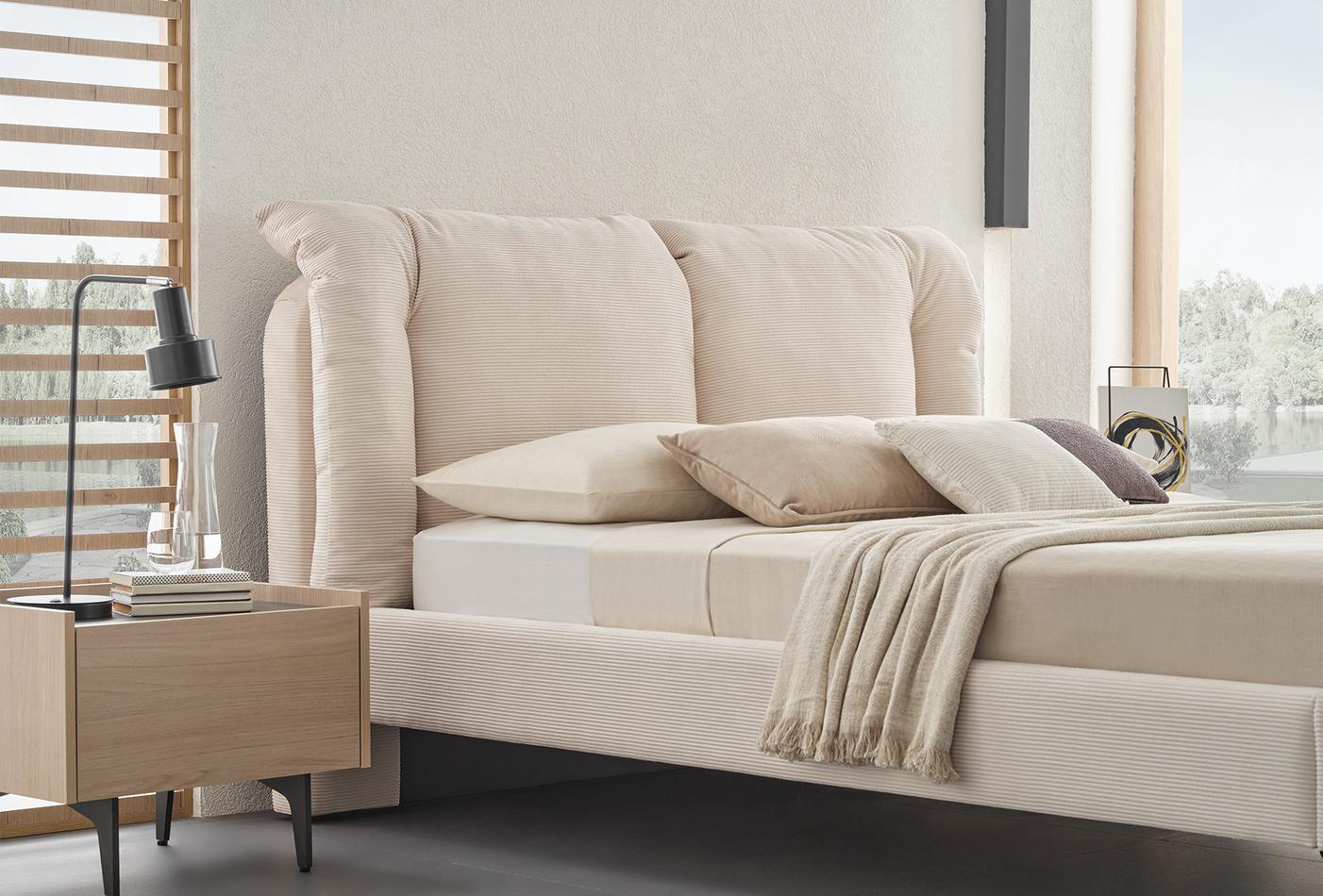 Terra Bed Incl. Hoofdbord 160x200 cm Creme - foto 4