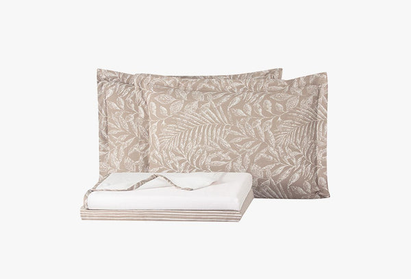 Noelle Beige Pique Tk Tweepersoons