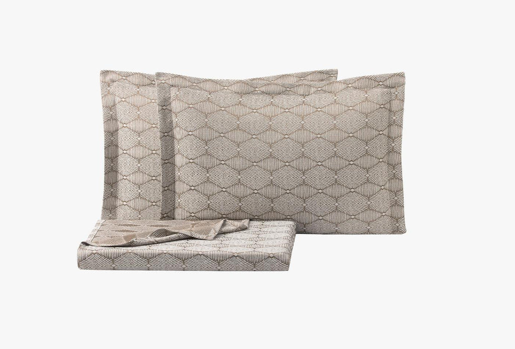 Morty Taupe Bed Sprei Seti Tweepersoons - foto 2