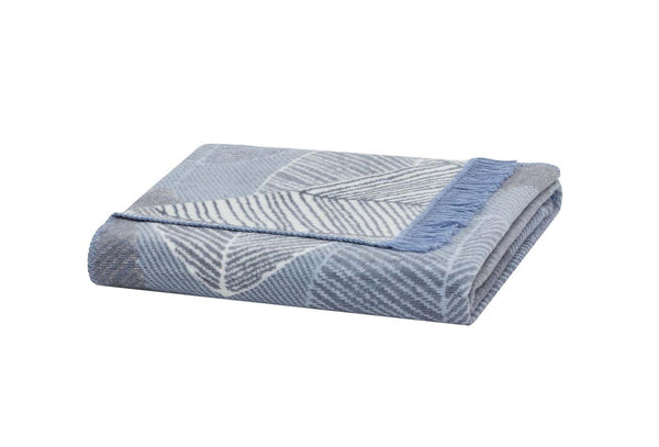 Dona Blauw Eenpersoons Dona Katoenen Deken Blauw