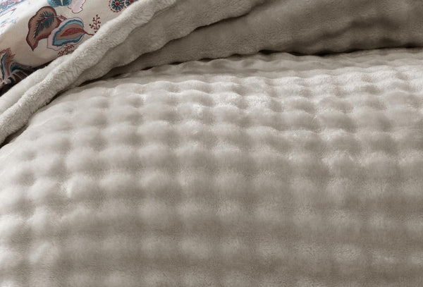 Blera Beige Deken Eenpersoons