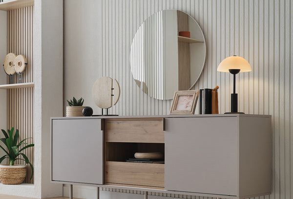 Cante Dressoir Ladekast Spiegel 80X80 Cm