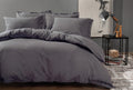 Plain Antraciet Dekbedovertrekset Tweepersoons Xl