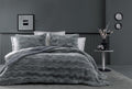 Liza Antraciet Bed Sprei Seti