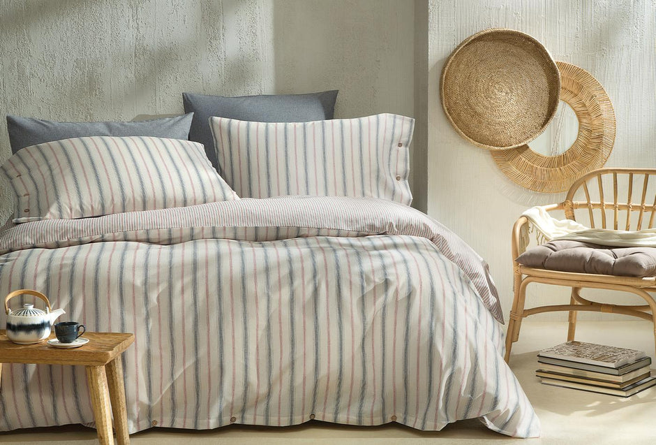 Lora Indigo Dekbedovertrekset Tweepersoons