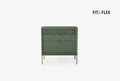 Fit Flex 3 met lades op poten Module Groen 80x82
