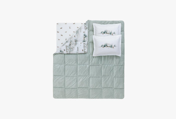 Kelsey Groen Triola Set Eenpersoons