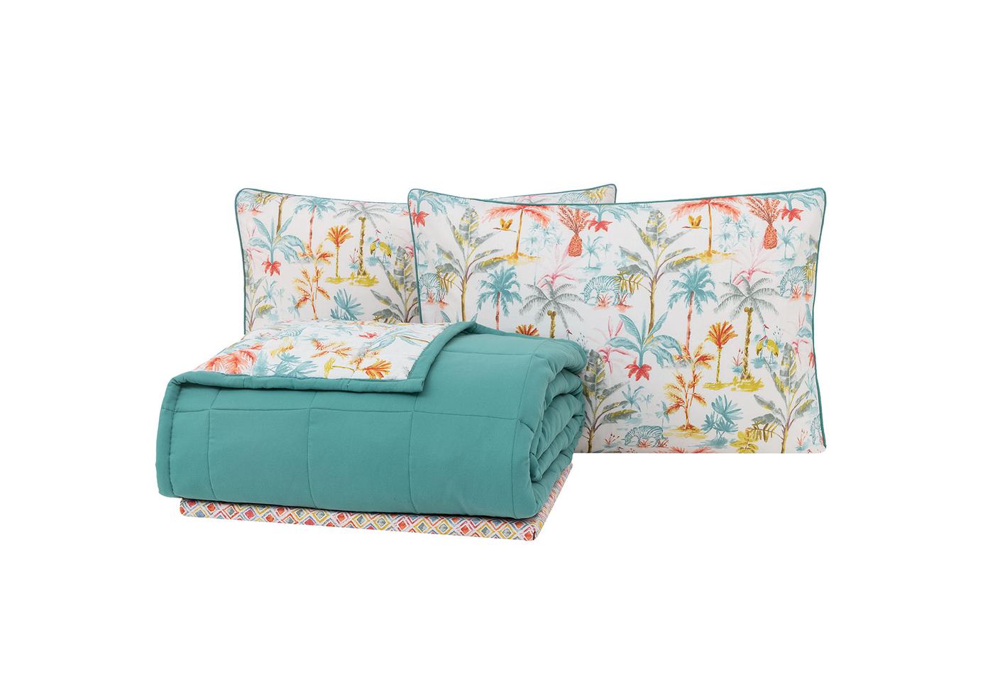 Marsel Zumrut Groen Bed Sprei Seti Eenpersoons - foto 4