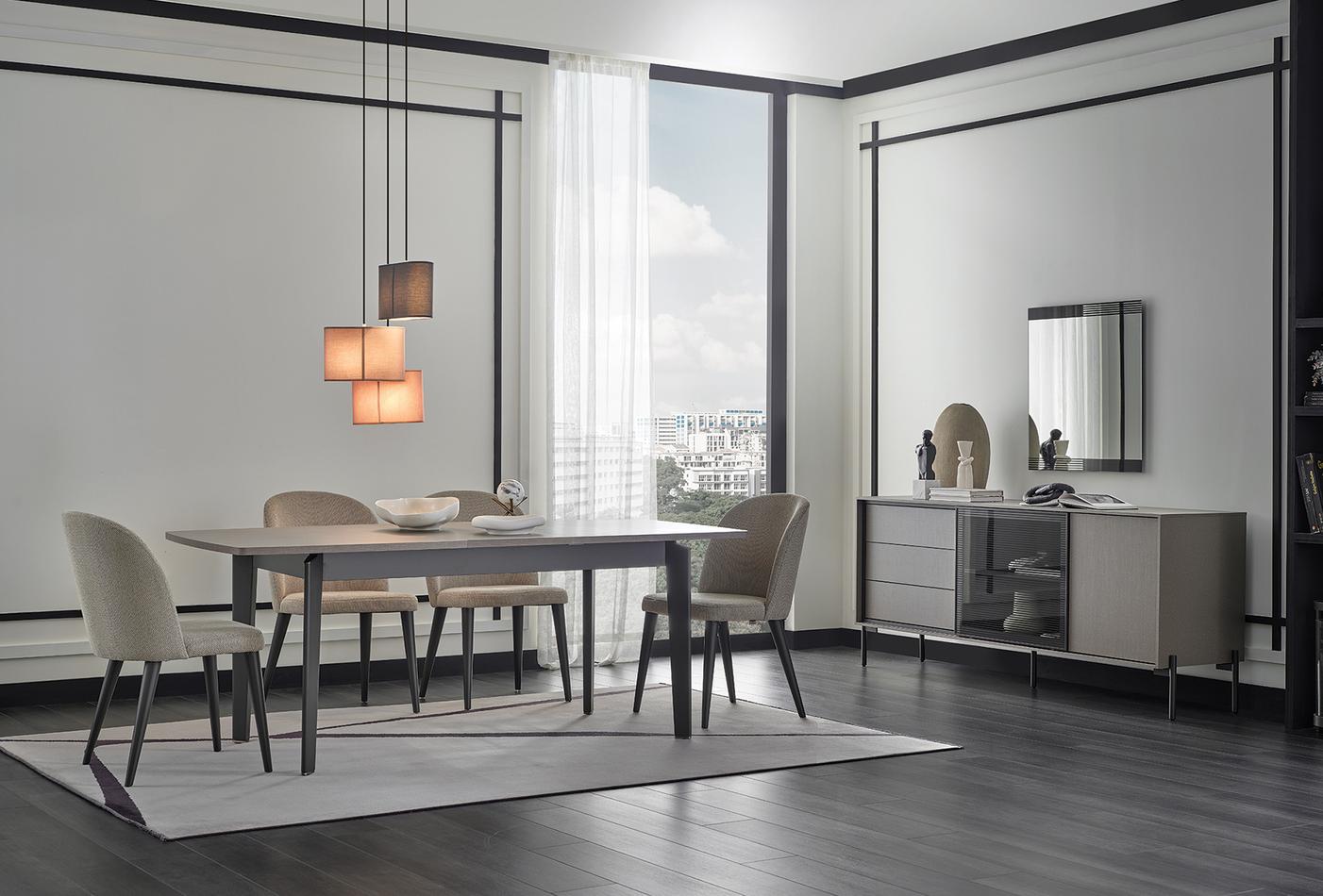 Berta Eettafel Uitschuifbaar 160 -200x90 cm