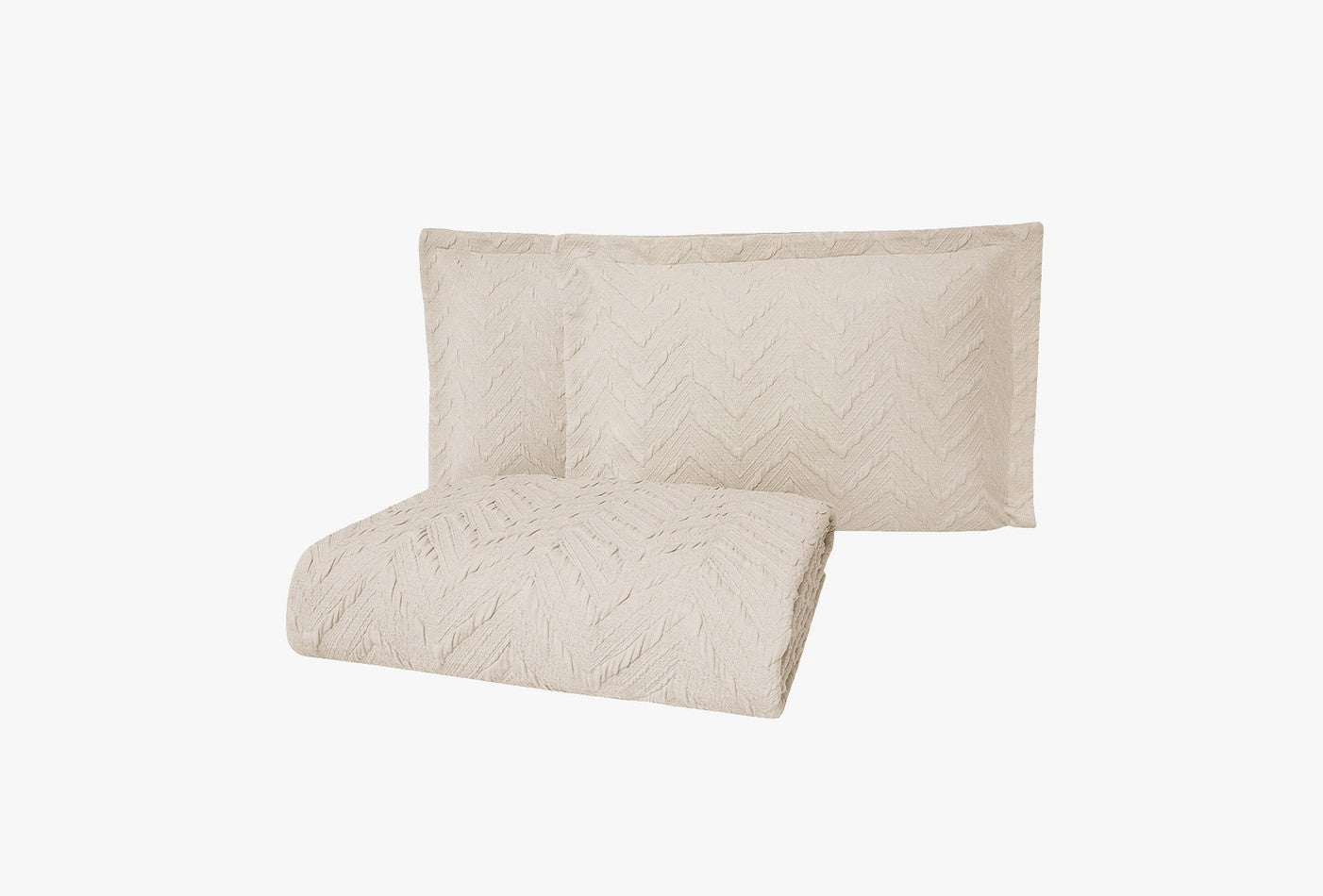 Curly Beige Bed Sprei Eenpersoons - foto 2