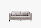 Grace 2-Zitsbank Linnen geweven Creme