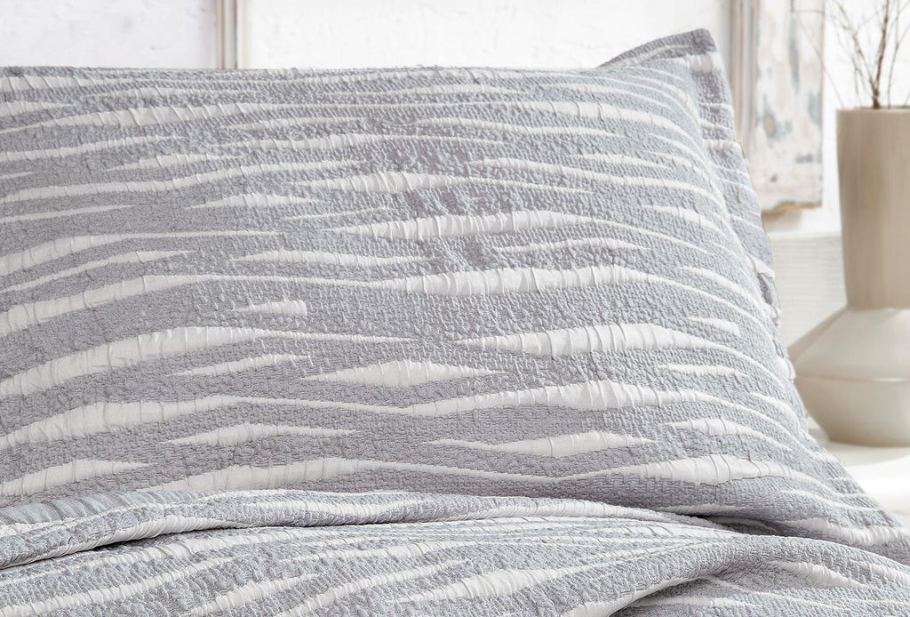 Joelle Grijs Bed Sprei Seti Tweepersoons - foto 3