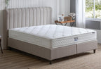 Blue Star Bed Boxspring met hoofdbord 90x190 cm Beige - foto 2