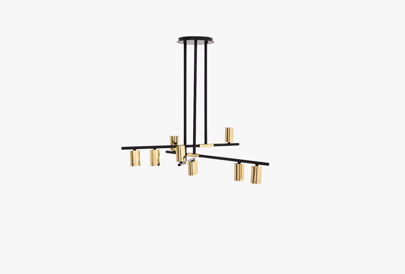 Electra Dokuzlu Hanglamp Gold