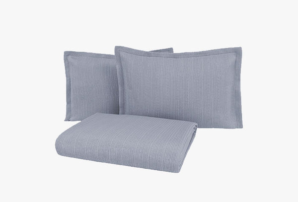 Digna Indigo Bed Sprei Eenpersoons