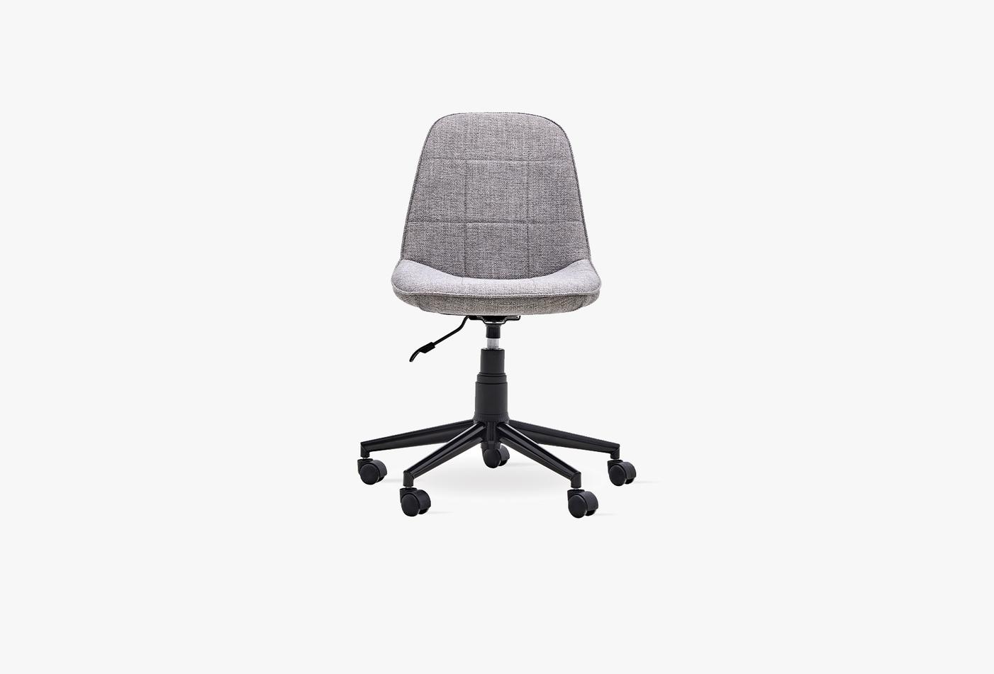 Trendy Eetkamerstoel Linnen stof Blauw