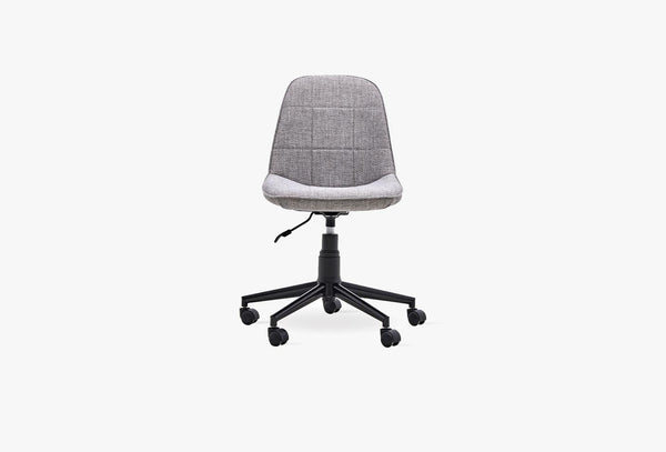 Trendy Eetkamerstoel Linnen stof Blauw