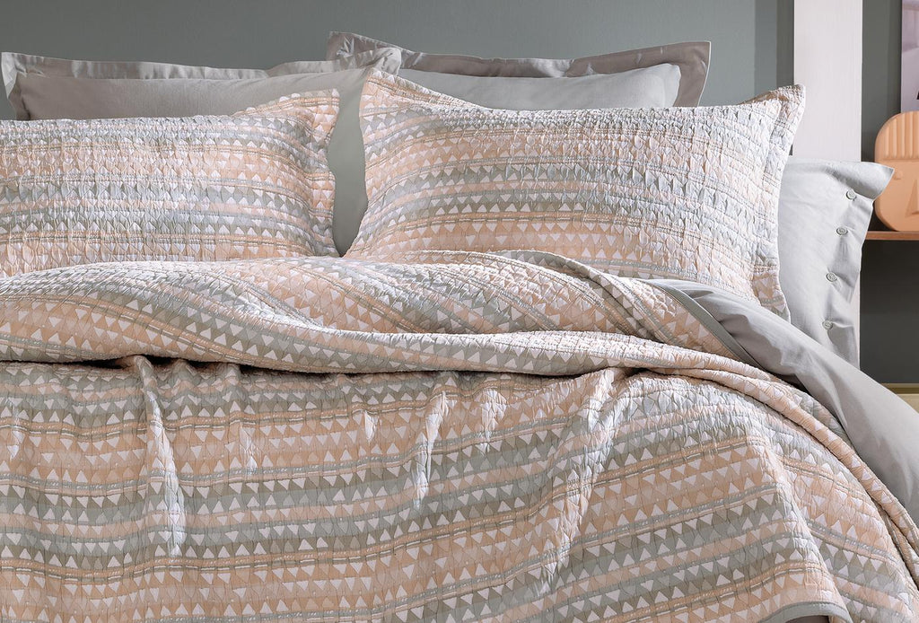 Akoni Beige Bed Sprei Seti Eenpersoons - foto 4