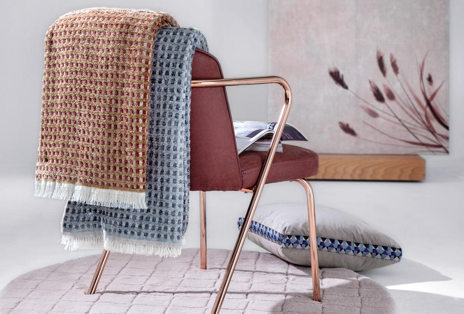 Wren Oudroze Camel Plaid 130X170 Cm