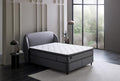 Lotto Orthopedic Support Bed Boxspring met hoofdbord 140x190 cm Antraciet
