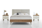 Marsana Bed Incl. Hoofdbord 160x200 cm Beige Geweven stof - foto 6