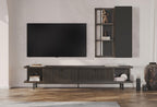 Austin Midi Tv-meubel Donker OAK kleur 250x45 cm - foto 3