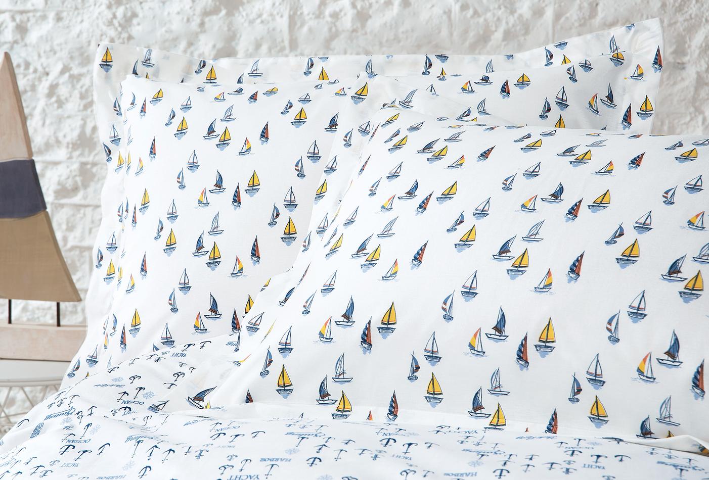 Mix Match Elias Marineblauw Kussensloop 50x70 cm