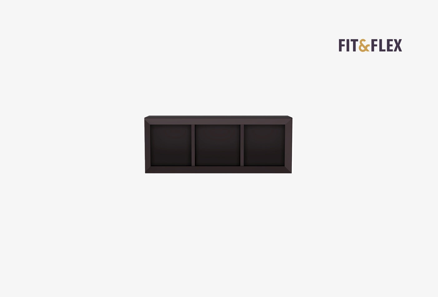 Fit Flex Wandmodule Bitter 80x30