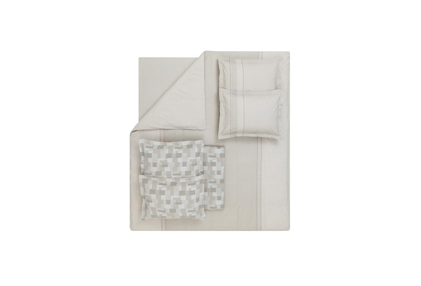 Tanna Beige met bedsprei Dekbedovertrekset Tweepersoons - foto 6