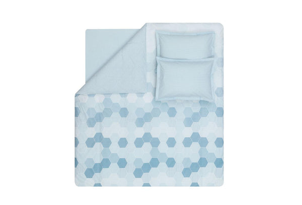 Kenny Blauw Dekbedovertrekset Tweepersoons Xl