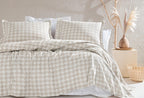 Agie Beige Bed Sprei Eenpersoons