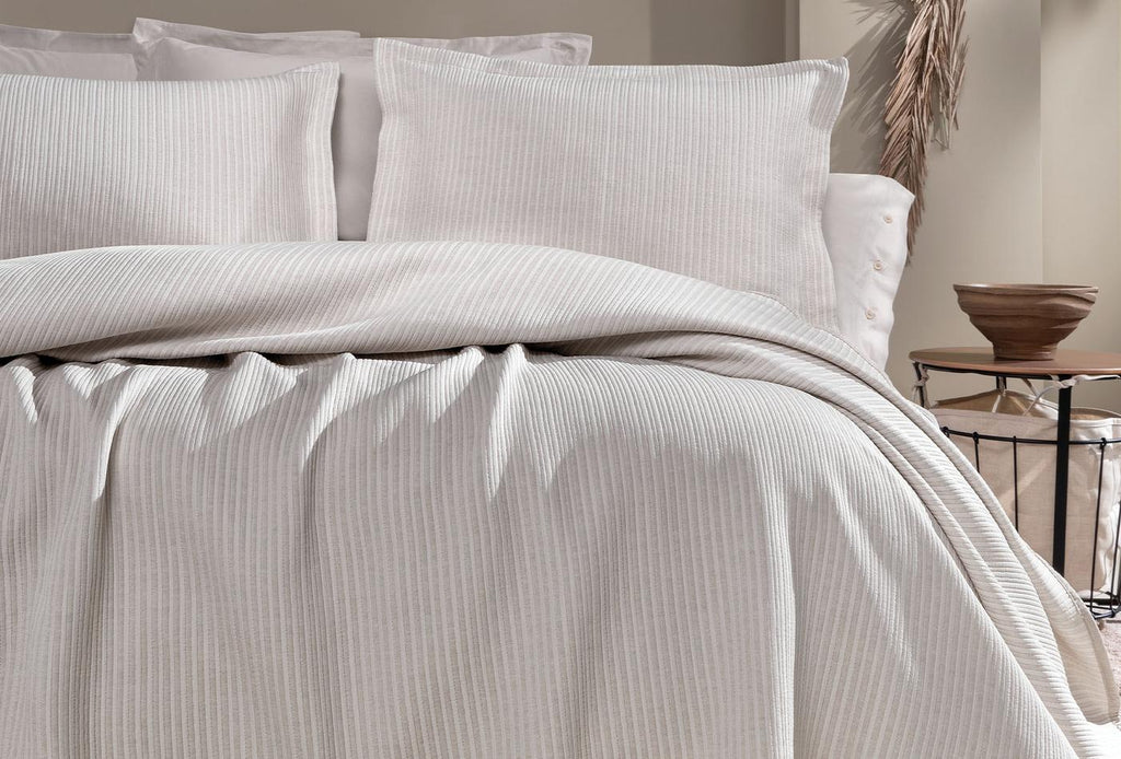 Digna Beige Bed Sprei Eenpersoons - foto 3