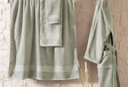 Essentials Nil Groen Badjas M - foto 3