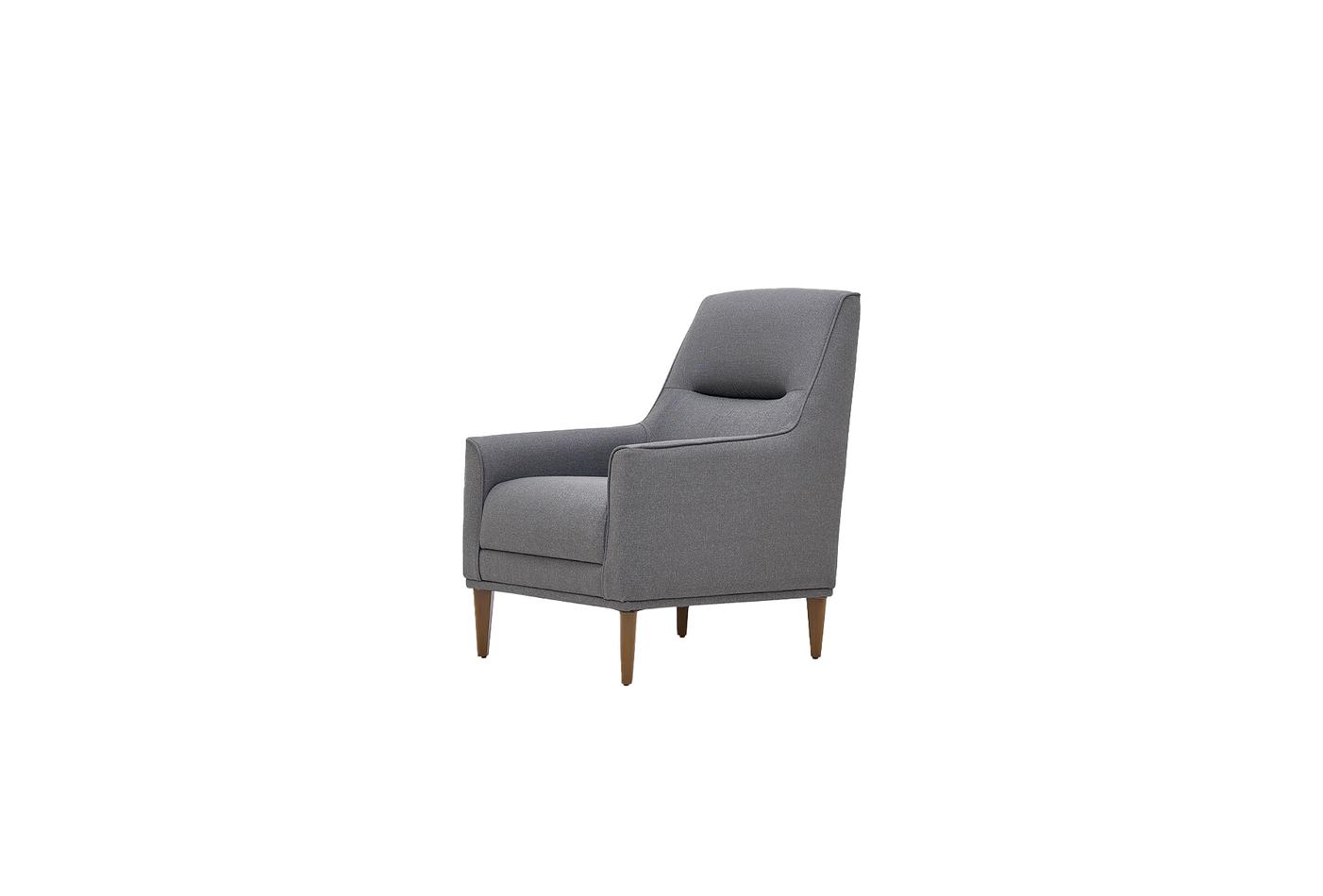 Pavia Fauteuil Fluweel Grijs - foto 3