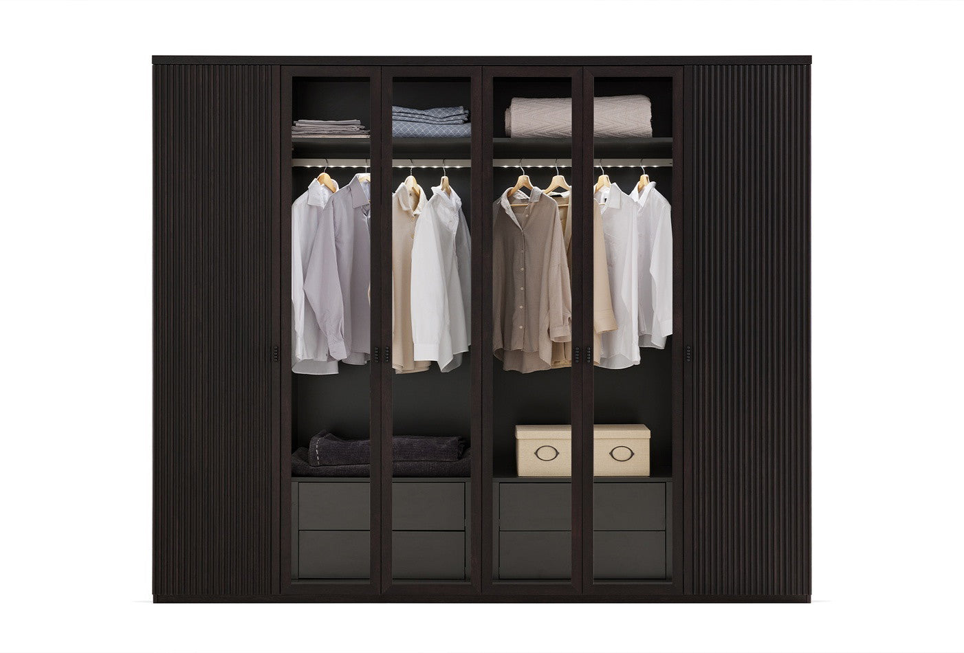 Austin Kast Donker OAK kleur 274x227 cm