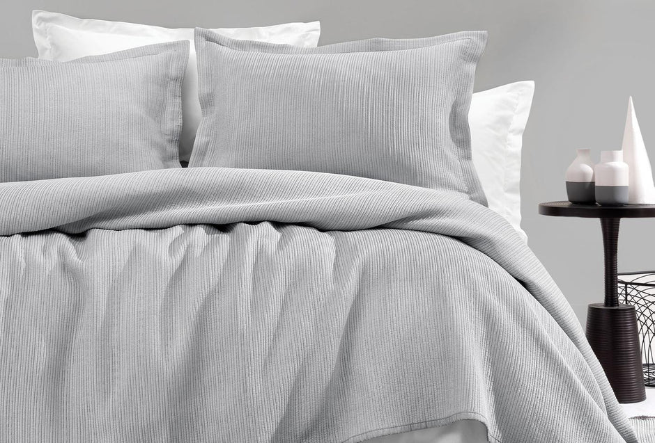 Digna Grijs Bedsprei Eenpersoons