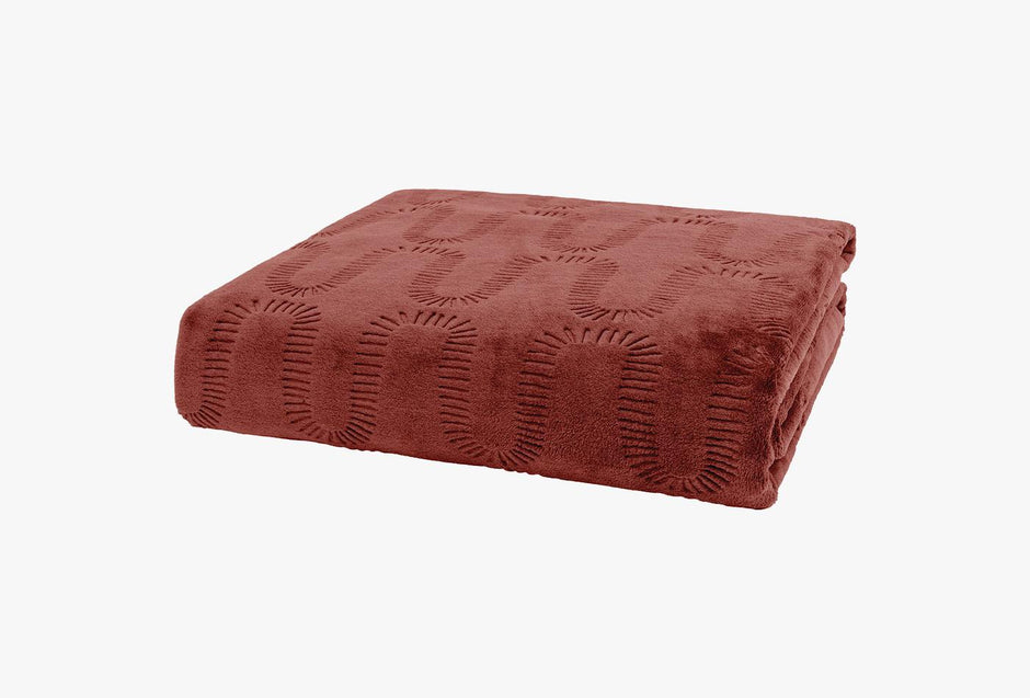 Tricia Terracotta Deken Tweepersoons