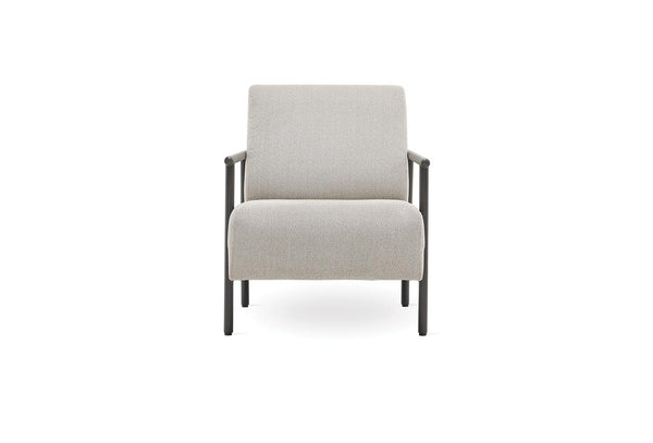 Berta 3-Zitsbank met slaapfunctie + Fauteuil Linnen geweven 17601 Beige