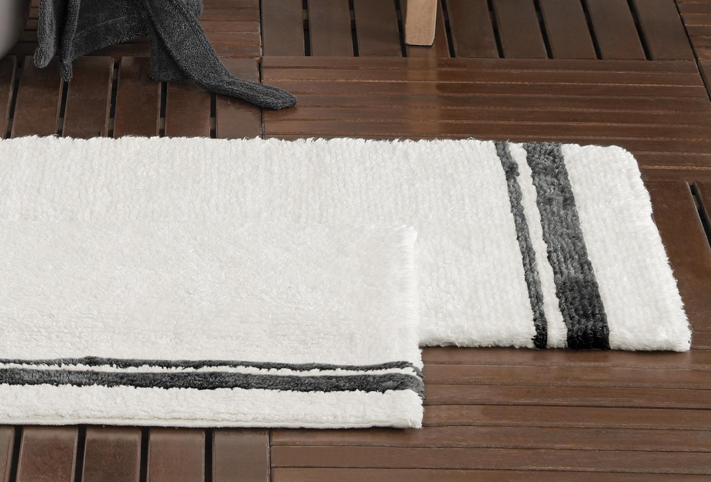 Levi Antraciet Badkamer Mat Set 50x60 cm 60x100 cm - foto 2
