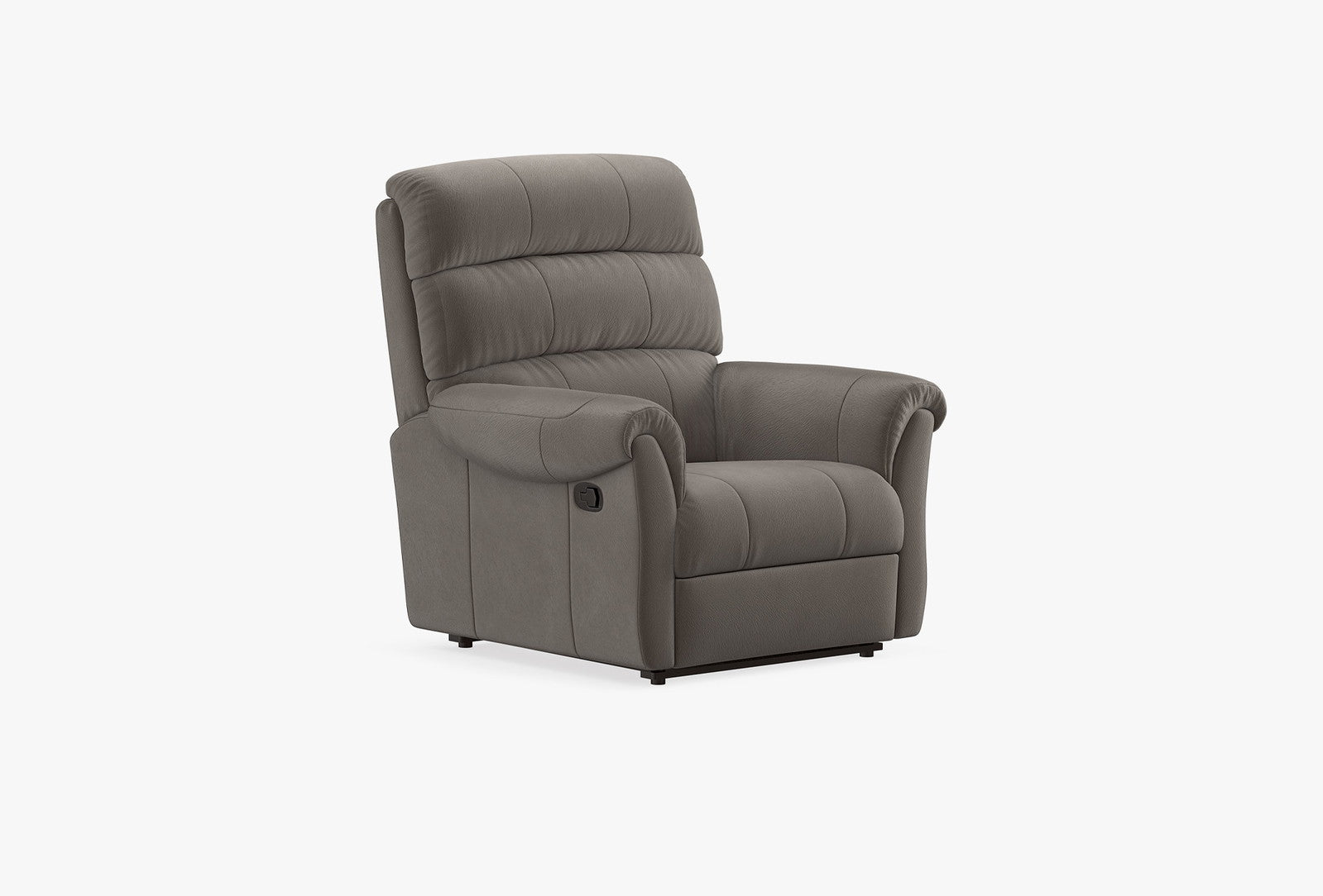 Arizona TV Fauteuil Handbediend Mohair Donkergrijs